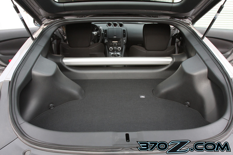 Nissan 350z trunk space diagram #2
